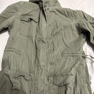 Light green denim jacket perfect for spring